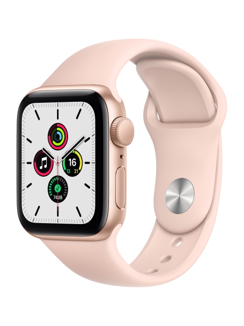 

Apple Watch SE GPS 40 mm - Gold Aluminium Case with Pink Sand Sport Band