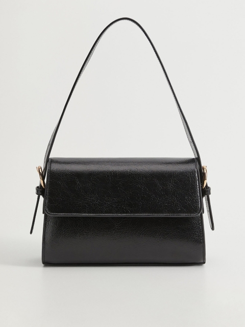 

MANGO Black Solid Shoulder Bag