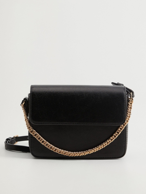 

MANGO Black Solid Sling Bag