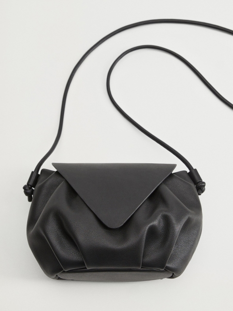 

MANGO Black Solid Sling Bag