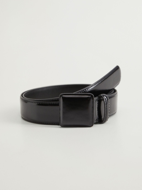 

MANGO Women Black Solid Belt