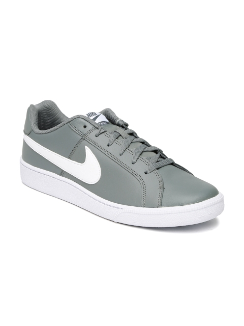 Nike Men Grey Court Royale NSW Leather Sneakers available at myntra for Rs.2747
