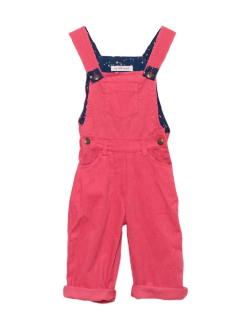 

My Little Lambs Girls Pink Dungarees
