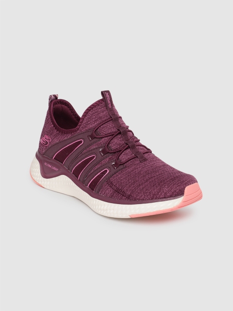 

Skechers Women Burgundy SOLAR FUSE - ELECTRIC PULSE Sneakers