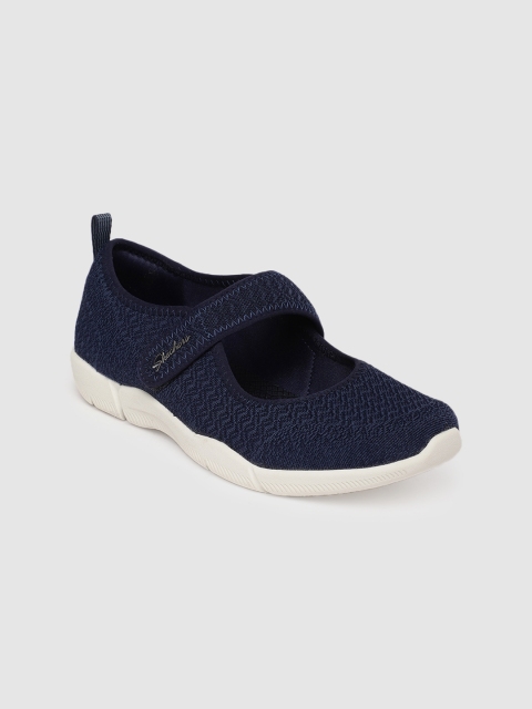 

Skechers Women Navy Blue BE-LUX SLOW DRIFT Slip-On Sneakers