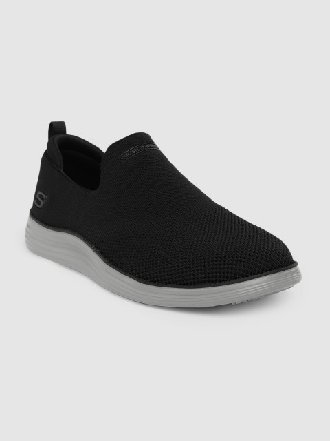 

Skechers Men Black STATUS 2.0 - JULIANO Slip-On Sneakers