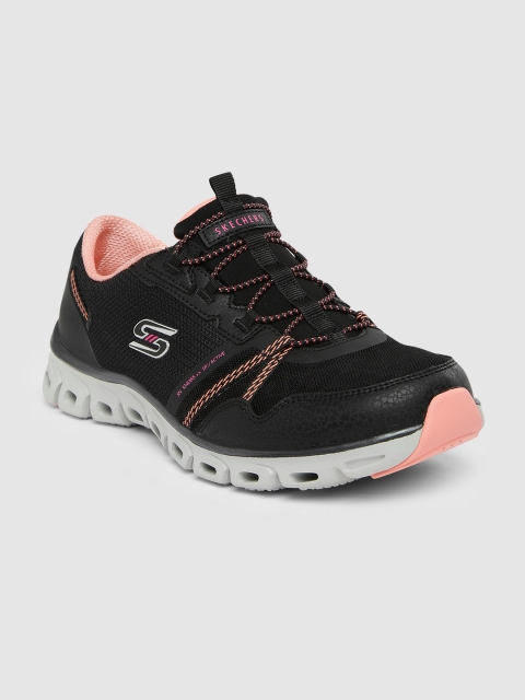 

Skechers Women Black MICRO-CUSHION Sneakers