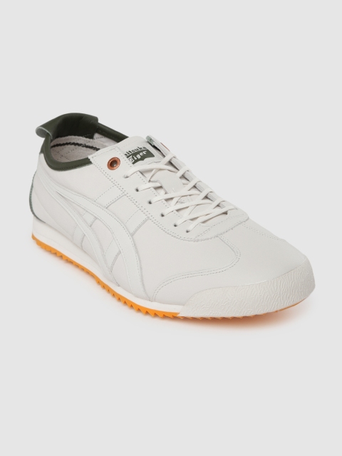 

Onitsuka Tiger Unisex Cream-Coloured Leather Sneakers