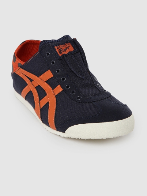 

Onitsuka Tiger Unisex Navy Blue Mexico 66 Paraty Slip-On Sneakers
