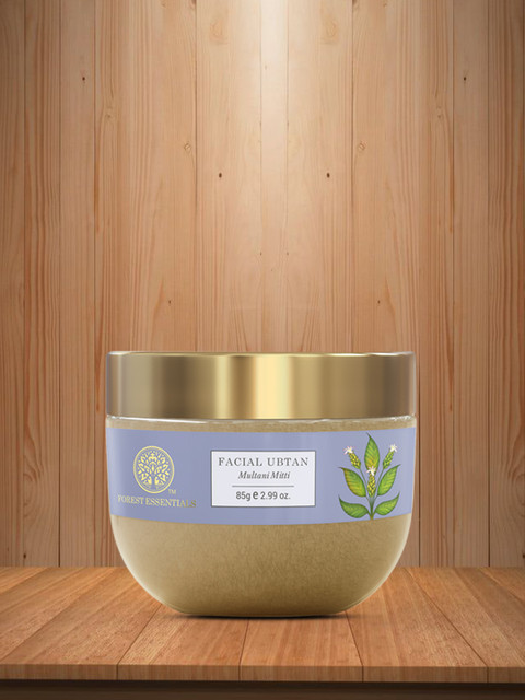 

Forest Essentials Facial Ubtan Multani Mitti 85g, Brown