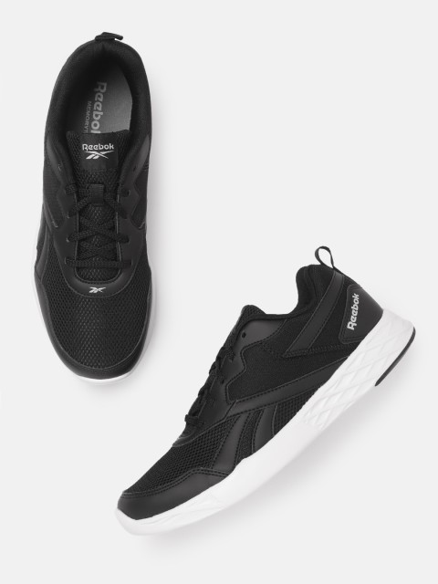 

Reebok Men Black Woven Design LEAGASIS Running Shoes