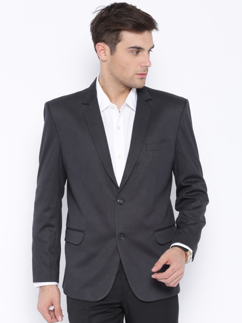 

Four One Oh Navy Slim Fit Single-Breasted Blazer, Navy blue