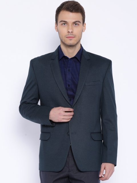 

Four One Oh Navy Slim Fit Single-Breasted Formal Blazer, Navy blue