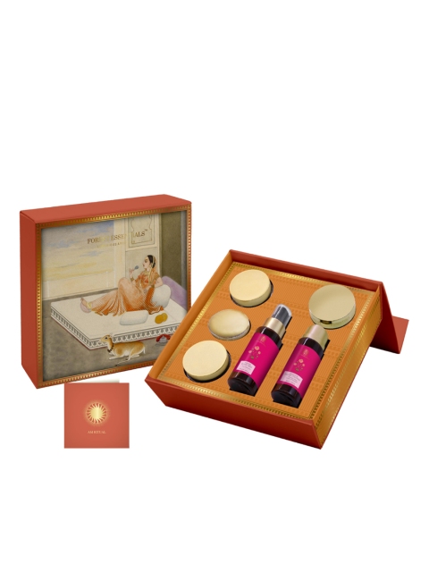 

Forest Essentials Unisex Morning Ritual Skin Care Gift Set, Pink