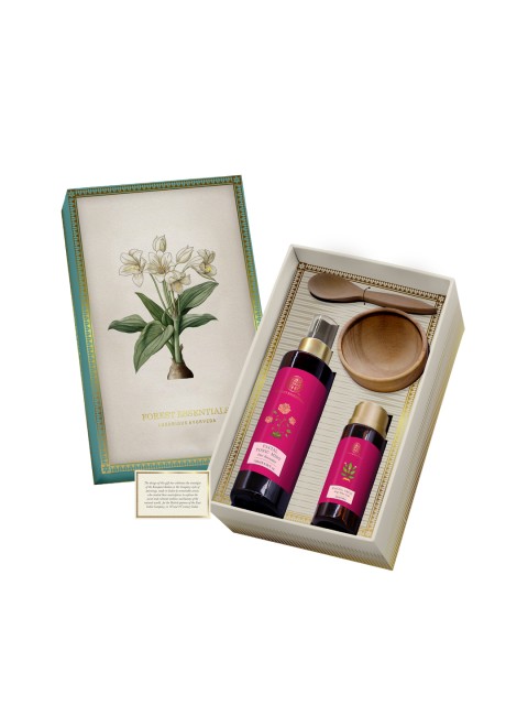

Forest Essentials Unisex White Lily Facial Skin Care Duo Gift Set