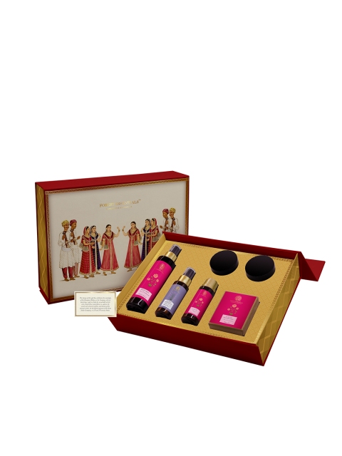

Forest Essentials Unisex Group Of Dancers Body Care Set, Pink