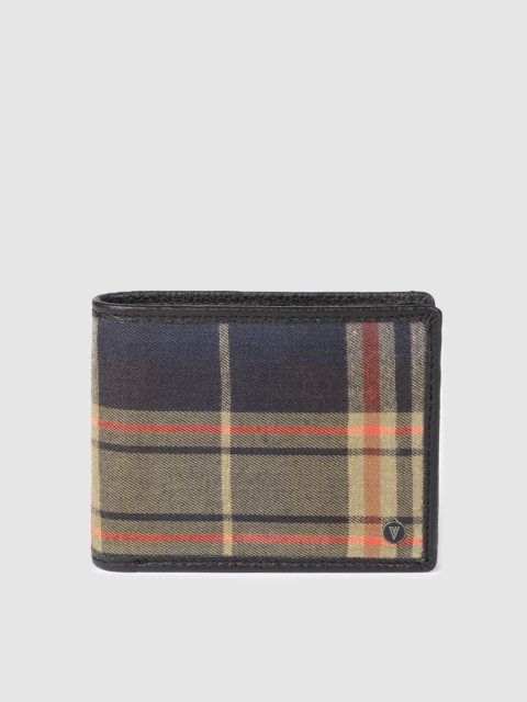 

Van Heusen Men Multicoloured Checked Two Fold Wallet, Multi