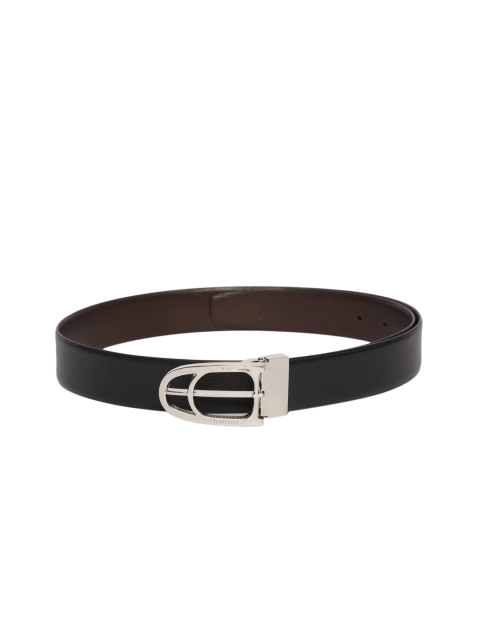 

Van Heusen Men Black & Brown Textured Reversible Leather Belt