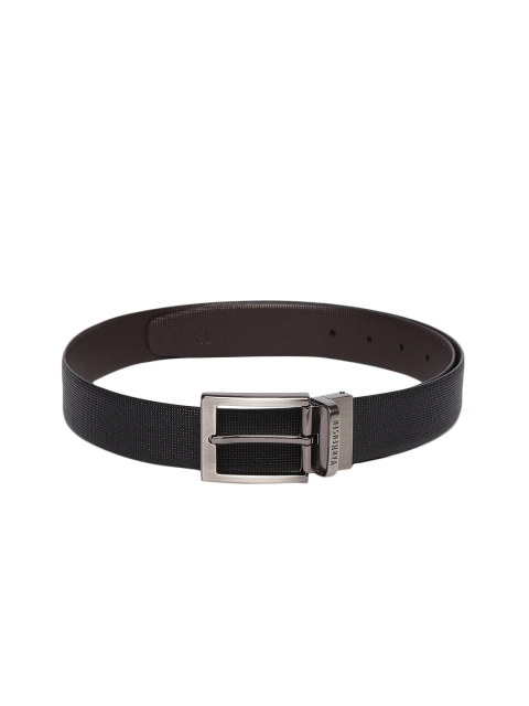 

Van Heusen Men Black & Brown Textured Reversible Leather Belt