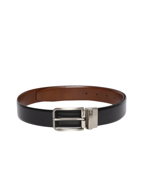 

Van Heusen Men Black & Brown Solid Reversible Leather Belt