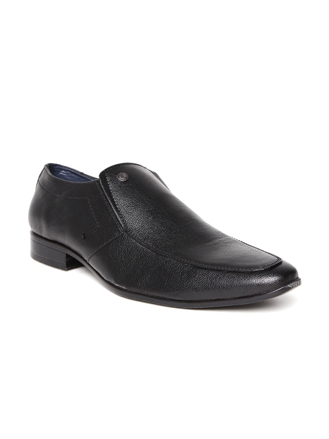 

Alberto Torresi Men Black Textured Formal Shoes