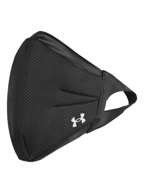 

UNDER ARMOUR Unisex Black Self-Design Reusable 3-Ply Protective Outdoor Sports Mask