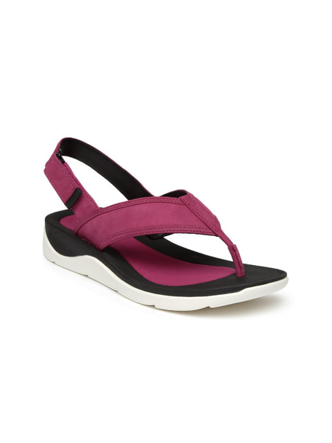 

Clarks Women Pink Suede Flats