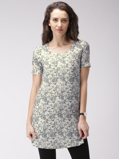 

Mast & Harbour White Printed Tunic