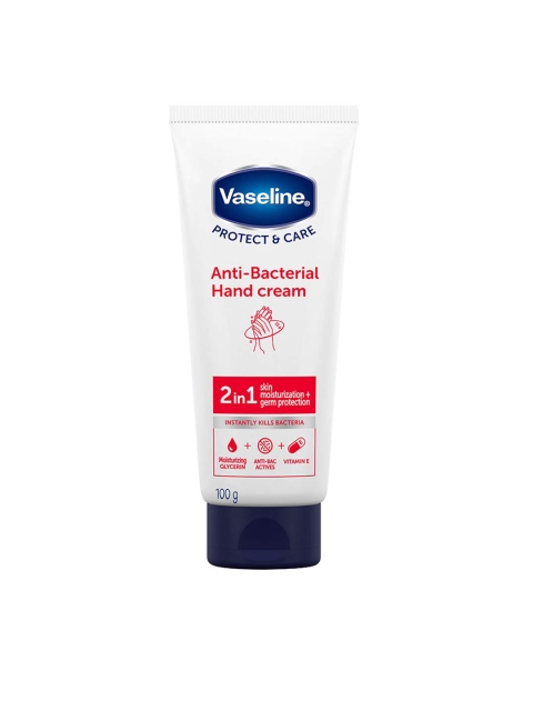 

Vaseline Anti-Bacterial Hand Cream 100 g, White