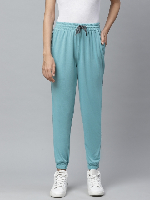 

Hubberholme Women Blue Slim Fit Solid Joggers