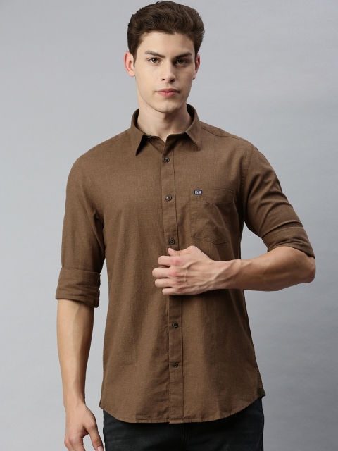 

Arrow Sport Men Brown Slim Fit Solid Casual Shirt