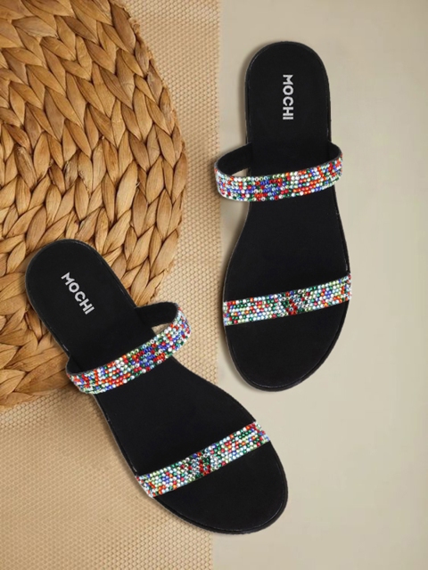 

Mochi Women Multicoloured Printed Wedges, Multi
