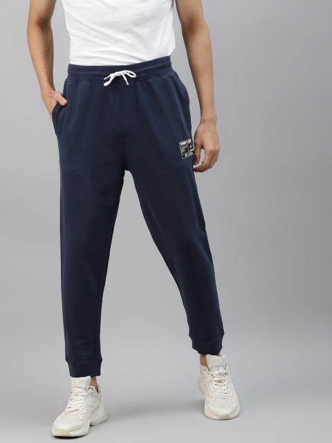 

Tommy Hilfiger Men Navy Blue Solid Joggers