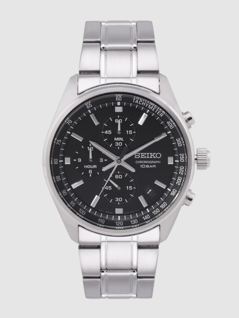 

SEIKO Men Black Chronograph Analogue Watch SSB379P1