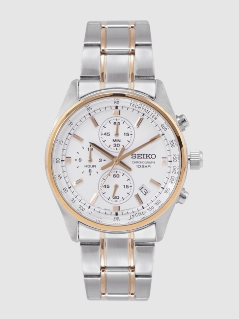 

SEIKO Men White Chronograph Analogue Watch SSB380P1