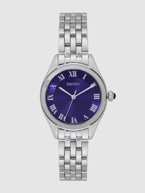 

SEIKO Women Blue Textured Analogue Watch SUR329P1