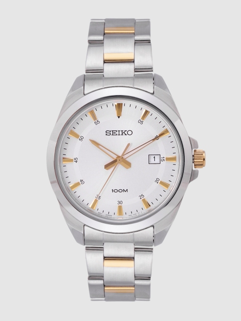 

SEIKO Men White Classic Analogue Watch SUR211P1