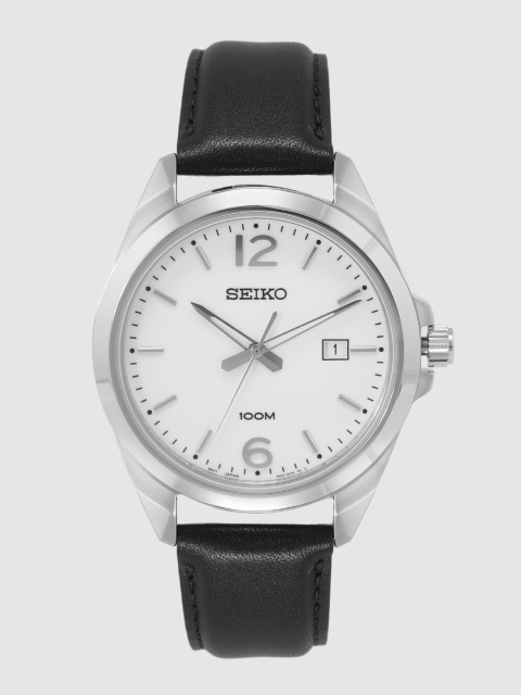 

SEIKO Men White Classic Analogue Watch SUR213P1