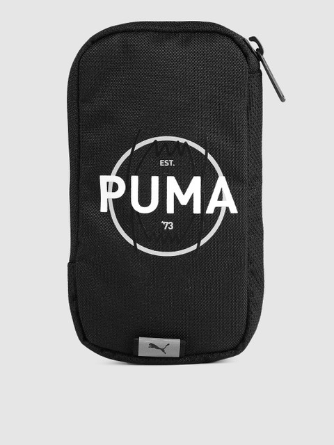 

PUMA Hoops Unisex Black Printed Zip Around Wallet