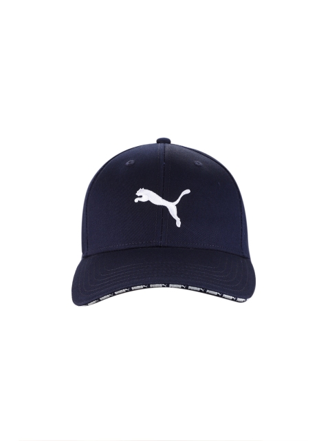 

Puma Unisex Navy Blue Cotton Visor Cap