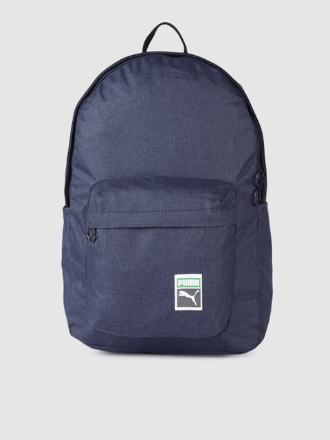 

Puma Unisex Navy Blue Solid Retro Backpack