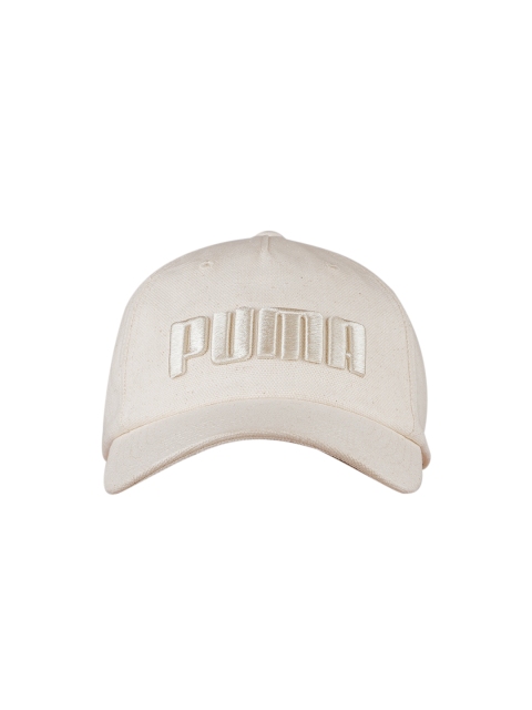 

Puma Unisex Off White Embroidered Bye Dye Pure Cotton Baseball Cap