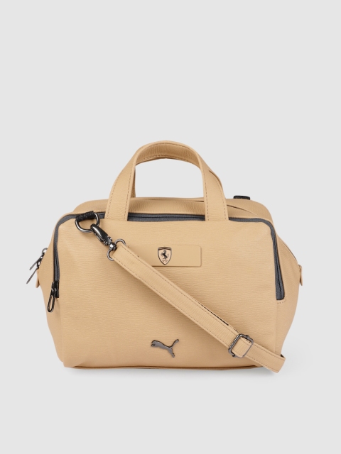 

Puma Beige Solid Handheld Bag