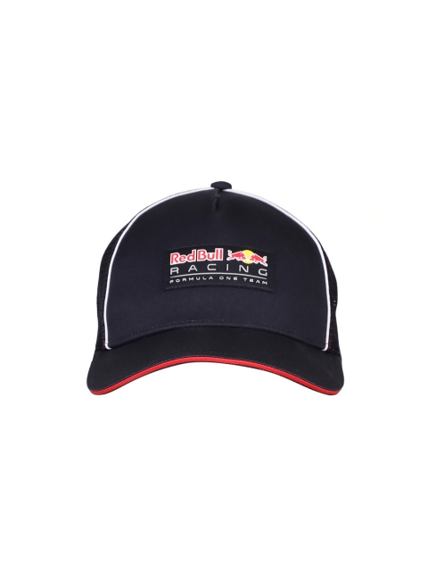 

PUMA Motorsport Unisex Navy Blue Self Design RBR LS Trucker Snapback Cap