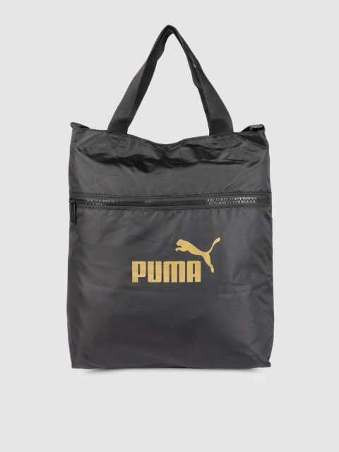 

Puma Black Printed Handheld Bag