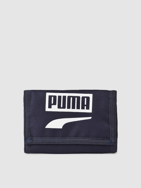 

Puma Unisex Navy Blue Printed Three Fold Wallet