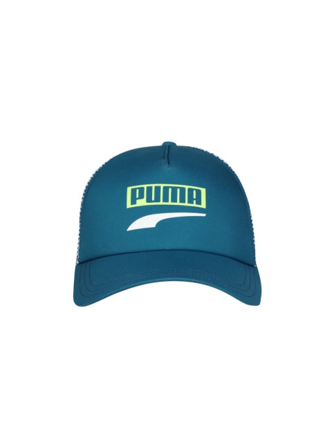 

Puma Unisex Blue Printed Trucker Snapback Cap