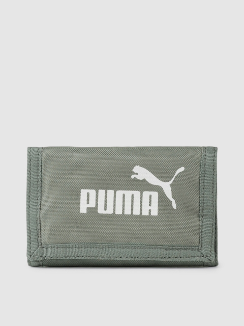 

Puma Unisex Green Printed Three Fold Wallet