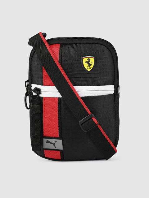 

Puma Black & Red Striped Sling Ferrari Race Mini Messenger Bag