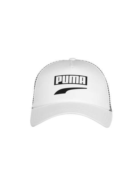 

Puma Unisex White Printed Trucker Snapback Cap